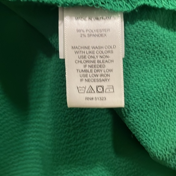 Blouse / Top / Shirt (Color - Kelly Green) - Picture 8 of 9